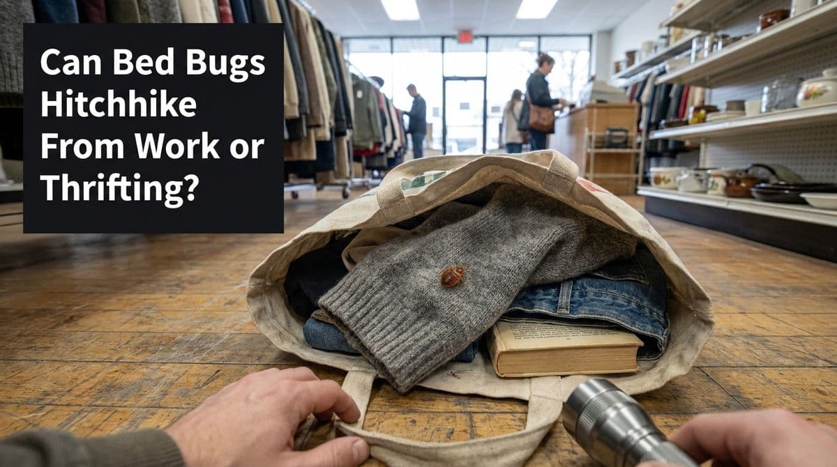 Blog post Can Bed Bugs Hitchhike From Work or Thrifting? image