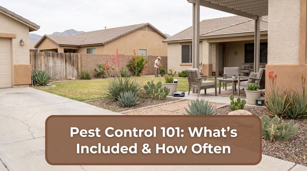 Arizona General Pest Control 101: What’s Included & How Often image