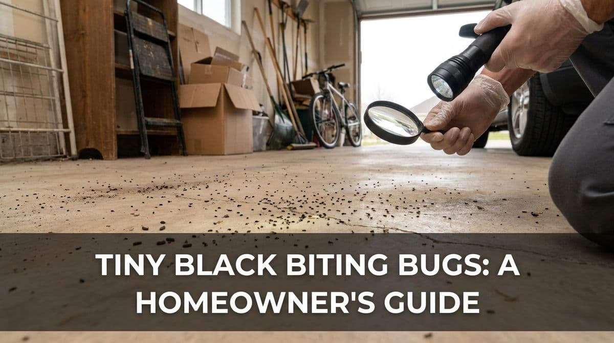 Tiny Black Biting Bugs in Arizona Garages: Homeowner Guide image