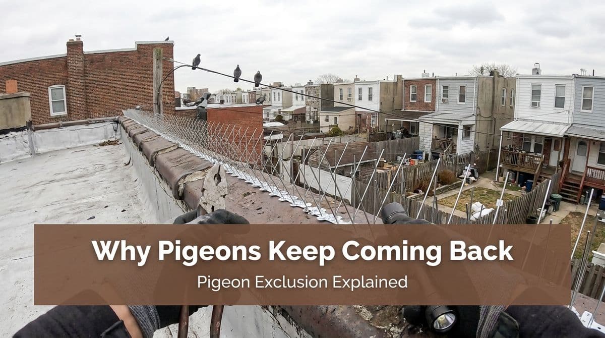 Why Pigeons Keep Coming Back After Pigeon Exclusion image