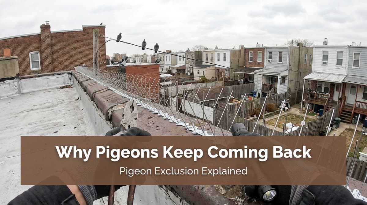 Featured post - Why Pigeons Keep Coming Back After Pigeon Exclusion